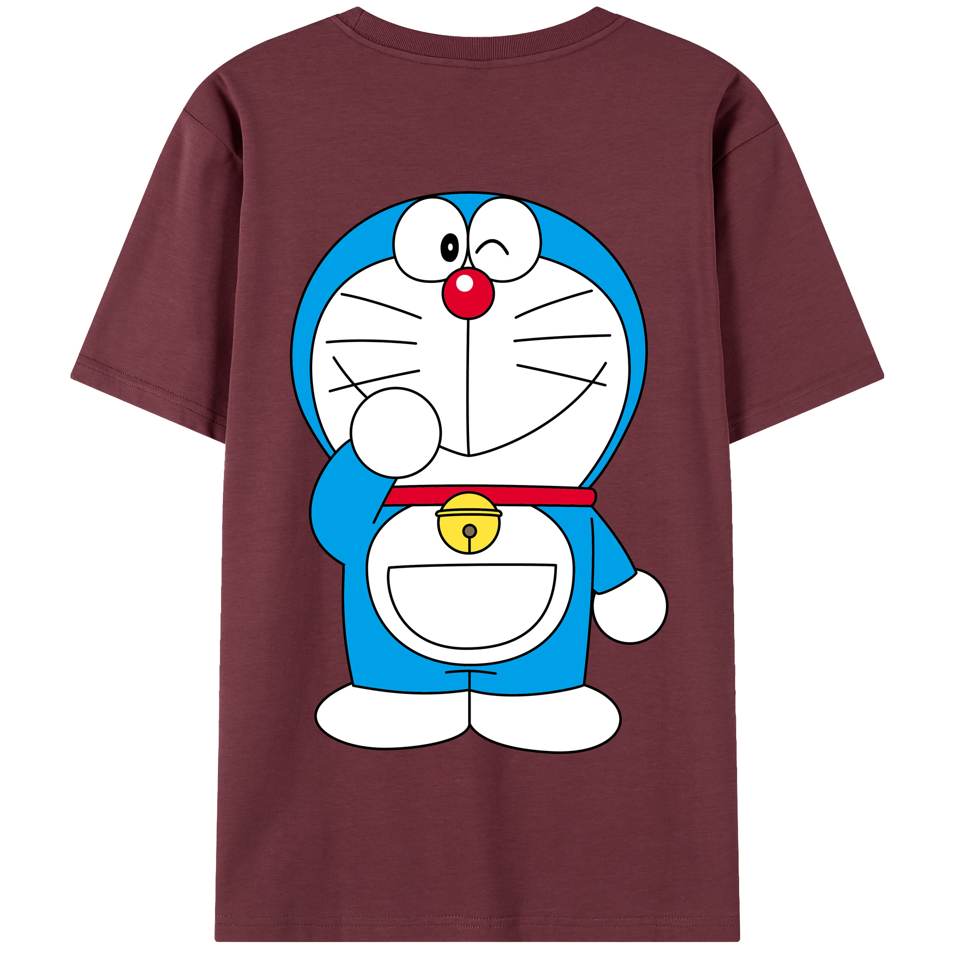 （画像用） ドラえもん Doraemon 綿100％半袖Tシャツ（背面プリント）